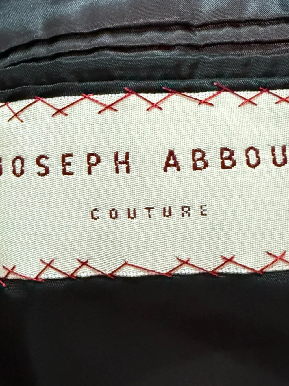 Joseph Abboud Tuxedo Full Suit Size 41 Tall Pants 34x32 Black Bespoke Bowtie Set